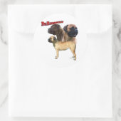 Rond Bullmastiff Trio 2 - Sticker (Sac)