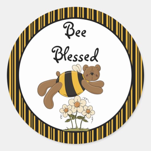 Rond Bumble Bears Blessé Sticker (Devant)