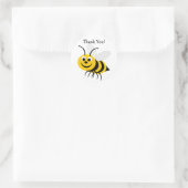 Rond Bumble Bee Merci Sticker (Sac)
