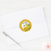 Rond Bumble Bee Sticker (Enveloppe)