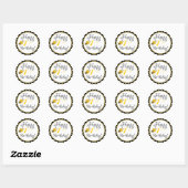 Rond Bumble Bee Sticker HBR1 (Feuille)