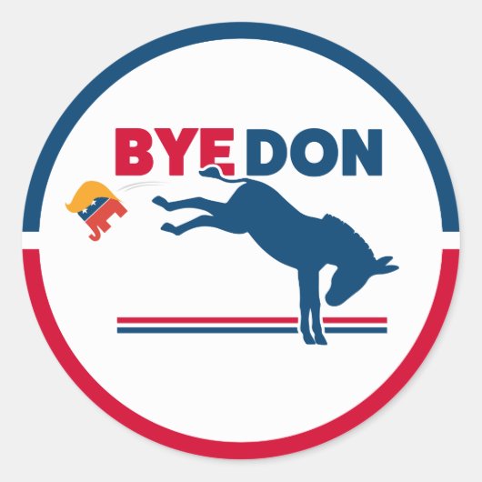 Rond Bye Don - Sticker (Devant)