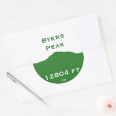 Rond Byers Peak Sticker (Enveloppe)