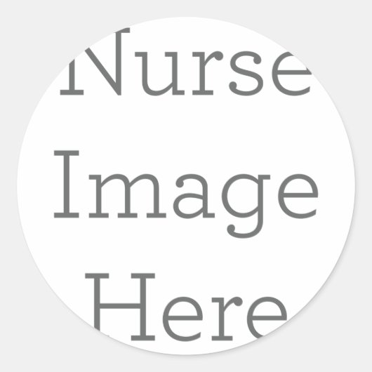 Rond Cadeau unique infirmière Sticker (Devant)