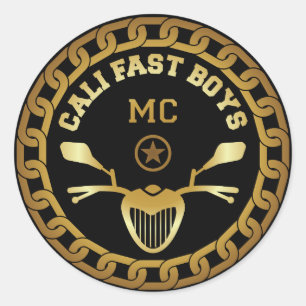Rond Cali Fast Boys Sticker