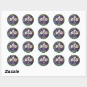 Rond Calla lilly - Sticker Mandala (Feuille)