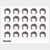 Rond Calla : Sticker en cercle (Feuille)
