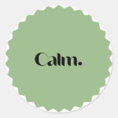 Rond Calme - Sticker minimaliste (Devant)