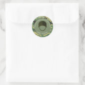 Rond Camo Green | Sticker d'anniversaire de l'armée (Sac)