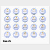 Rond Campagne Bumble Bee Customisé Faveur Sticker (Feuille)