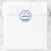 Rond Campagne Bumble Bee Customisé Faveur Sticker (Sac)