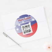 Rond Campagne Modèle Sticker (Enveloppe)