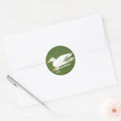 Rond Canard sur le Sticker à eau (Enveloppe)