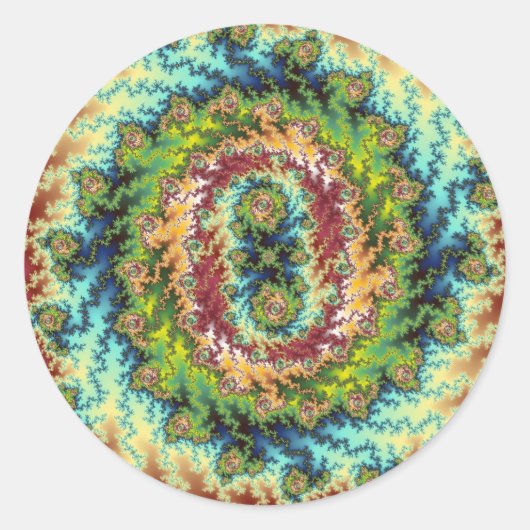 Rond Candy Land - Sticker fracturé (Devant)