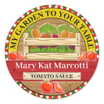 Canned from the Garden Farm Sticker