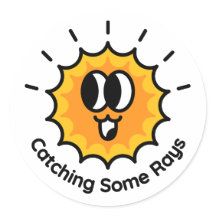 Capture de quelques rayons Sticker Sun