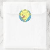 Rond Cardinal Sticker feuille (Sac)