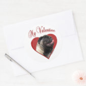 Rond Carlin My Valentine - Sticker (Enveloppe)