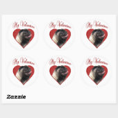 Rond Carlin My Valentine - Sticker (Feuille)