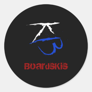 Rond CartesKis - Sticker Emblem (Noir)