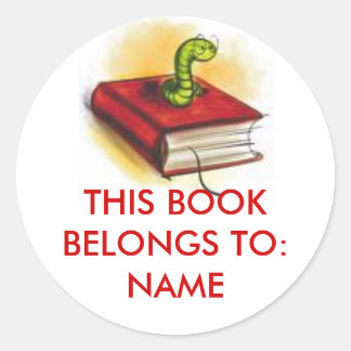 Rond Ce Livre Appartient À : Sticker