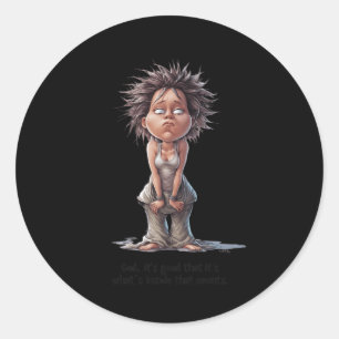 Rond Ce qui est dans la vie cite Sticker de phrase