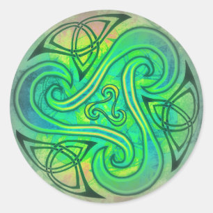 Rond Celtic Triskele Sticker