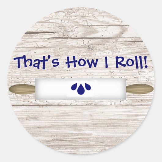 Rond C'est comme ça que je roule Sticker (Devant)