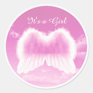 Rond C'est un Sticker de Matte Rond, Fille