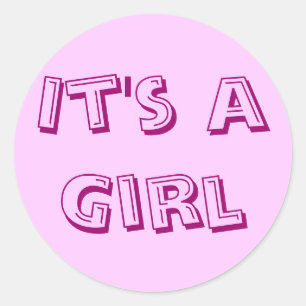 Rond C'est un Sticker pour filles