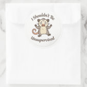 Rond Chaotic Possum “Unsupervised” Sticker (Sac)