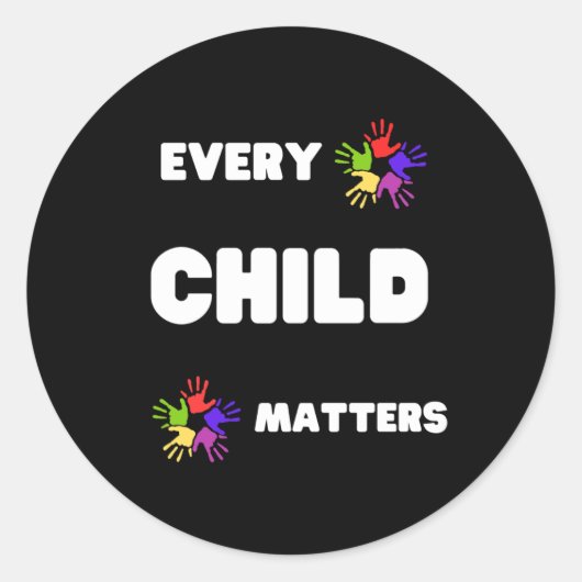Rond Chaque Enfant S Sticker (Devant)