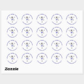 Rond Chat Bayside dans Sticker Seido Gi (Feuille)