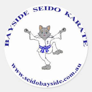 Rond Chat Bayside dans Sticker Seido Gi
