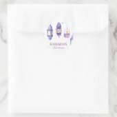 Rond Chaussons d'aquarelle Ramadan Sticker Kareem Ramad (Sac)