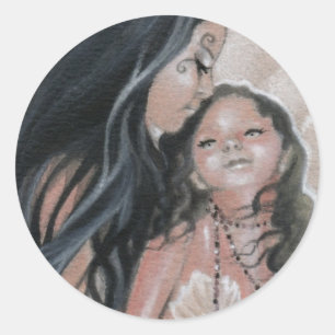 Rond Chérie Sirène et Sticker pour enfant