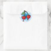 Rond Cherries Love - Sticker (Sac)