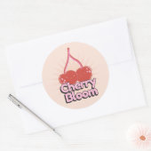 Rond Cherry Bloom Sticker (Enveloppe)