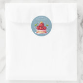 Rond Cherry on Top Classic Round Sticker (Sac)