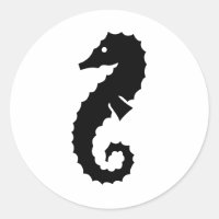Cheval de la mer Noire - Sticker