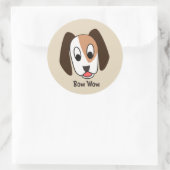 Rond Chien Bow Wow - Bon travail Sticker (Sac)