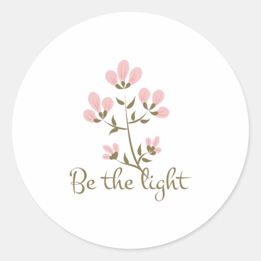 Rond Chrétien Bible Verse Classic Round Sticker (Devant)