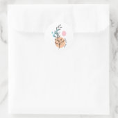 Rond Chrétien Bible Verse Classic Round Sticker (Sac)