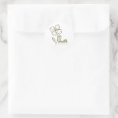 Rond Chrétien Bible Verse Classic Round Sticker (Sac)