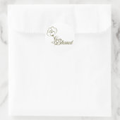 Rond Chrétien Bible Verse Classic Round Sticker (Sac)