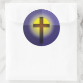 Rond Christ ressuscité - Sticker (Sac)