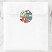 Rond Christmas Sticker (Sac)