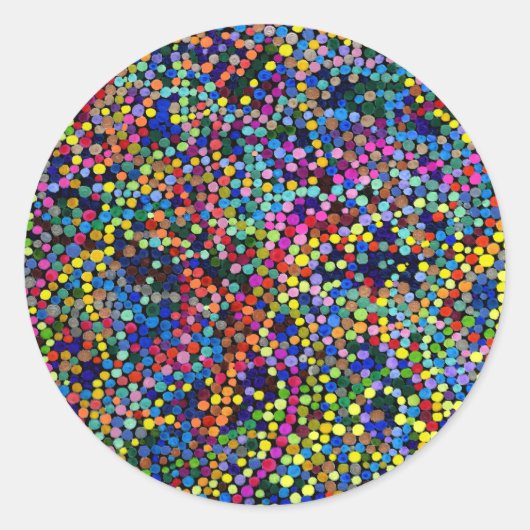 Rond Chromovescent Kinestacium Sticker psychédélique (Devant)