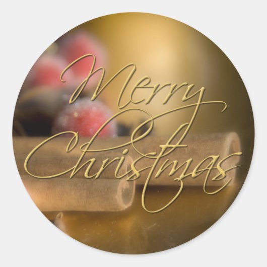 Rond Cinnamon ・ Sticker de Noël (Devant)