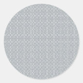 Rond Circular sticker with a detailed geometric pattern (Devant)
